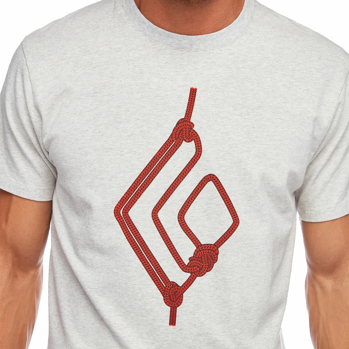 Black Diamond Rope Diamond T Shirt Men's 6 Black Diamond Rope Diamond T Shirt Men's - Image 4