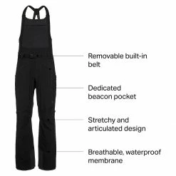 Black Diamond Recon Stretch Bib Pant Men's -Black Iamond Online Shop BK D13