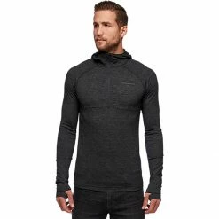 Black Diamond Solution Wool Half Zip Hooded Baselayer Top Men's 18 Black Diamond Solution Wool Half Zip Hooded Baselayer Top Men's -Black Iamond Online Shop BLA 39