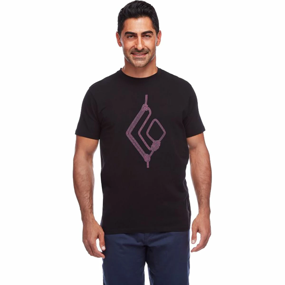 Black Diamond Rope Diamond T Shirt Men's 8 Black Diamond Rope Diamond T Shirt Men's - Image 6