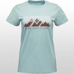 Black Diamond Rise And Climb Short Sleeve T Shirt Women's 12 Black Diamond Rise And Climb Short Sleeve T Shirt Women's -Black Iamond Online Shop BLASH D3