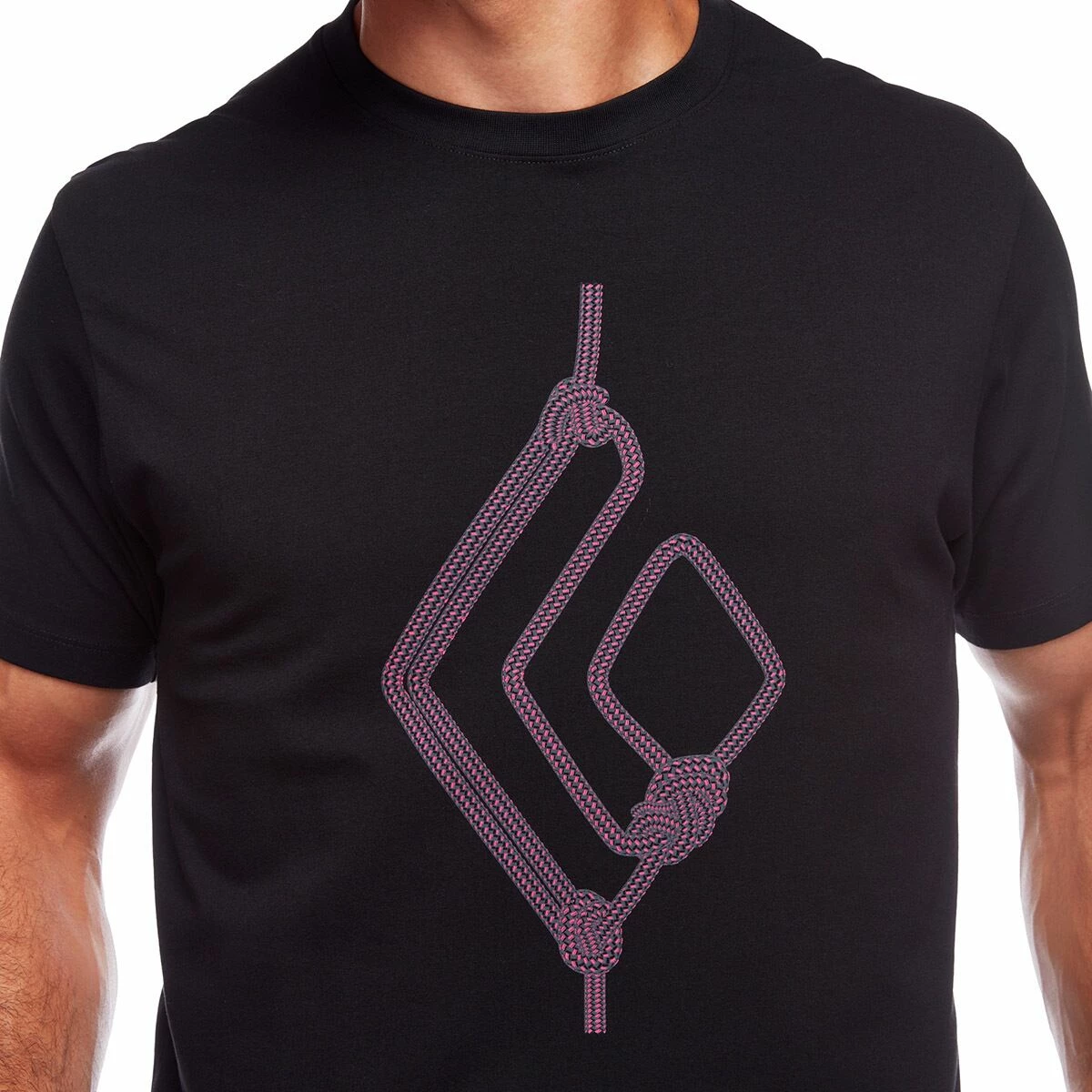 Black Diamond Rope Diamond T Shirt Men's 10 Black Diamond Rope Diamond T Shirt Men's - Image 8