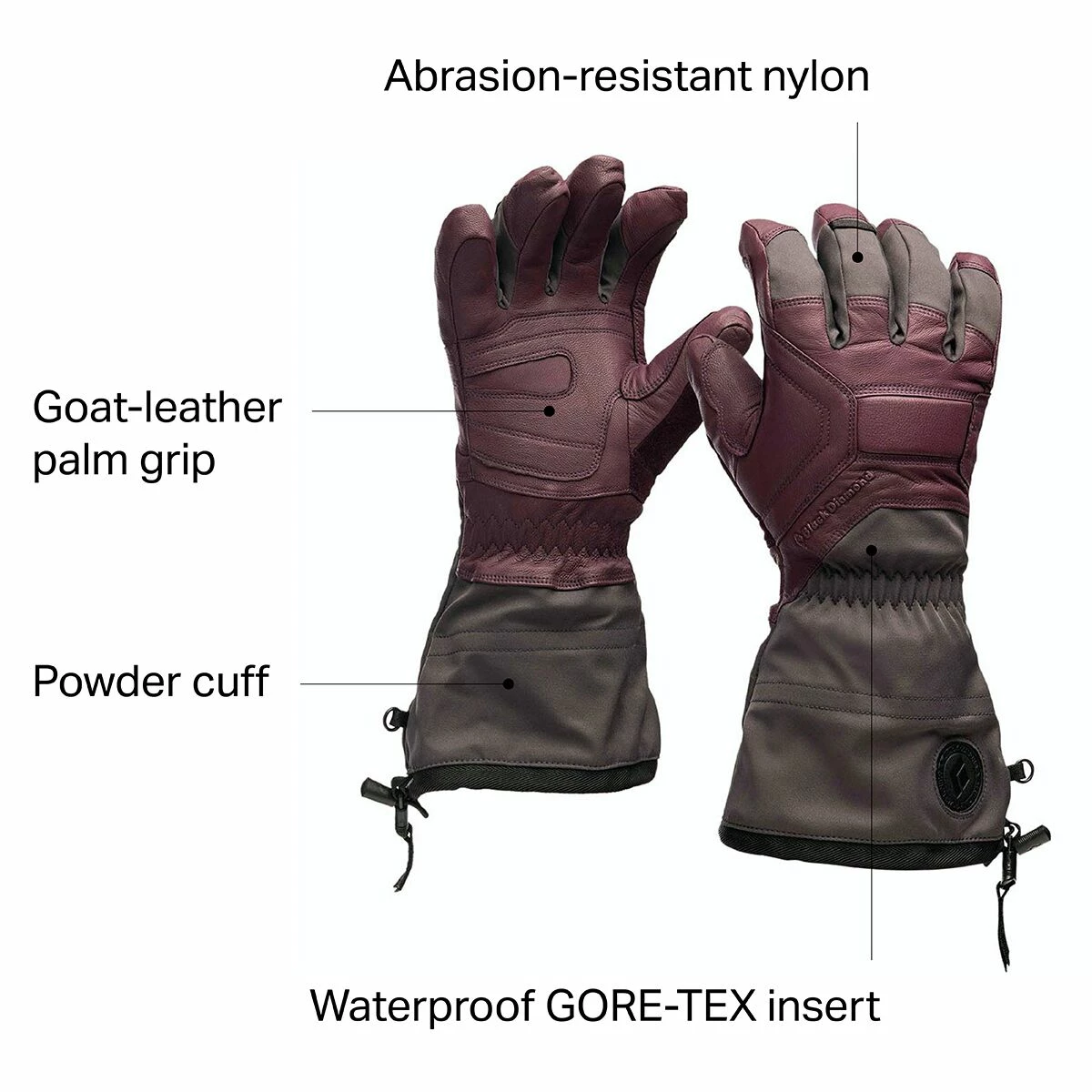 Black Diamond Guide Ski Glove Women's 6 Black Diamond Guide Ski Glove Women's - Image 4