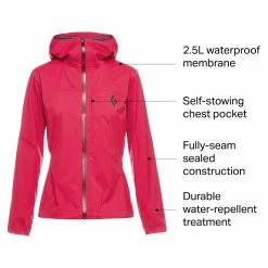 Black Diamond Fineline Stretch Rain Shell Women's -Black Iamond Online Shop POM D13