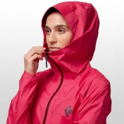 Black Diamond Fineline Stretch Rain Shell Women's -Black Iamond Online Shop POM D4
