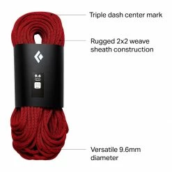 Black Diamond 9.6mm Rope -Black Iamond Online Shop RED D3