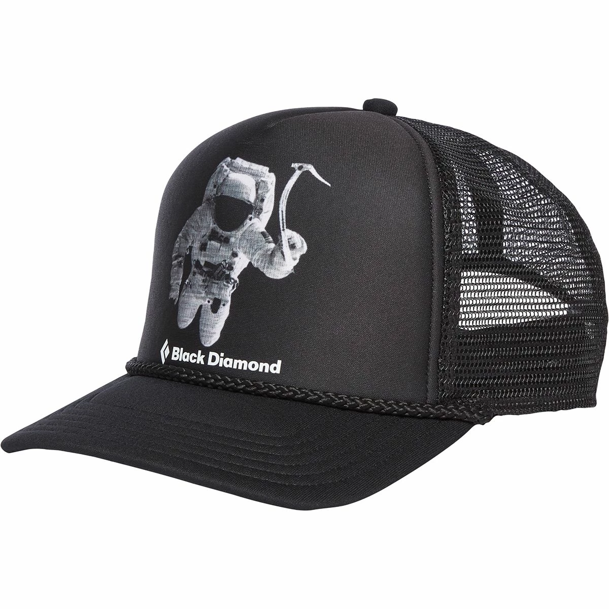 Black Diamond Flat Bill Trucker Hat 4 Black Diamond Flat Bill Trucker Hat - Image 3