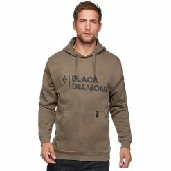 Black Diamond Stacked Logo Hoodie Men's -Black Iamond Online Shop WALHEA