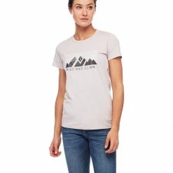 Black Diamond Rise And Climb Short Sleeve T Shirt Women's