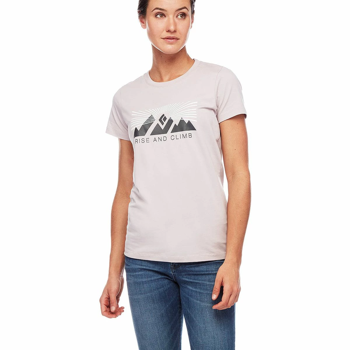 Black Diamond Rise And Climb Short Sleeve T Shirt Women's 3 Black Diamond Rise And Climb Short Sleeve T Shirt Women's